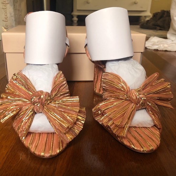 Loeffler Randall | Shoes | Camellia Dark Rose Gold Bow Heel | Poshmark